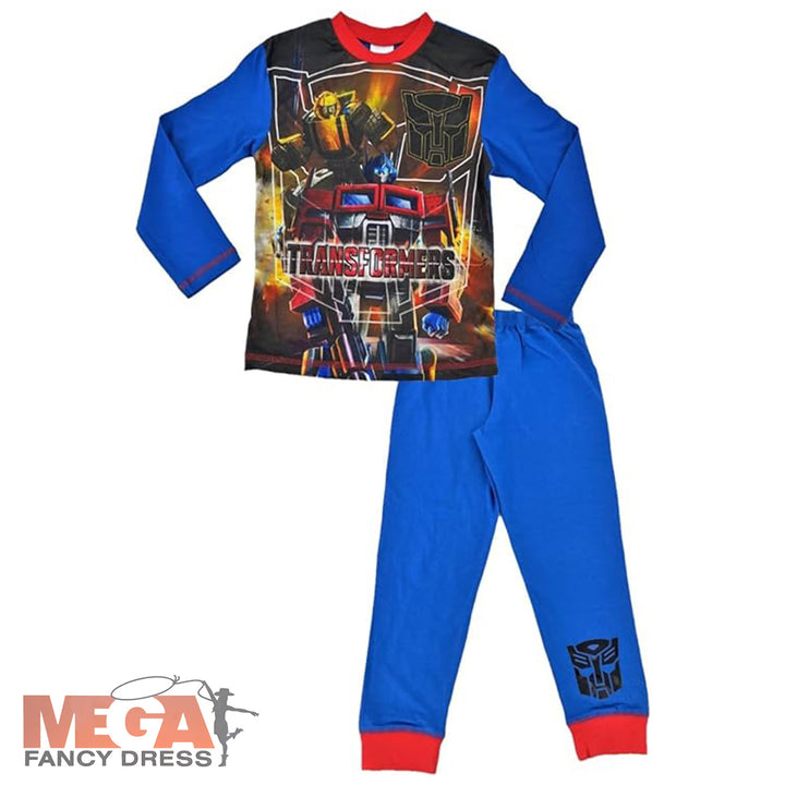 Official Boys Transformers Superhero Pyjamas