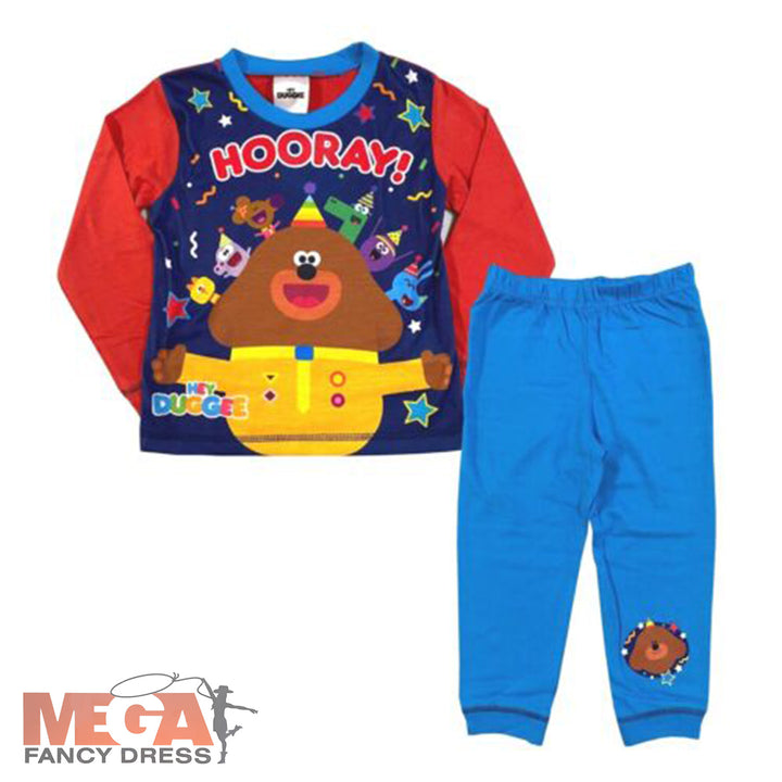 Official Boys Heyh Duggee Hooray Pyjamas