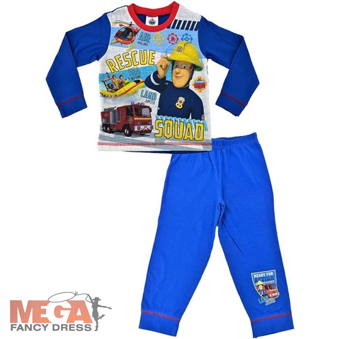 Official Boys Fireman Sam Pyjamas