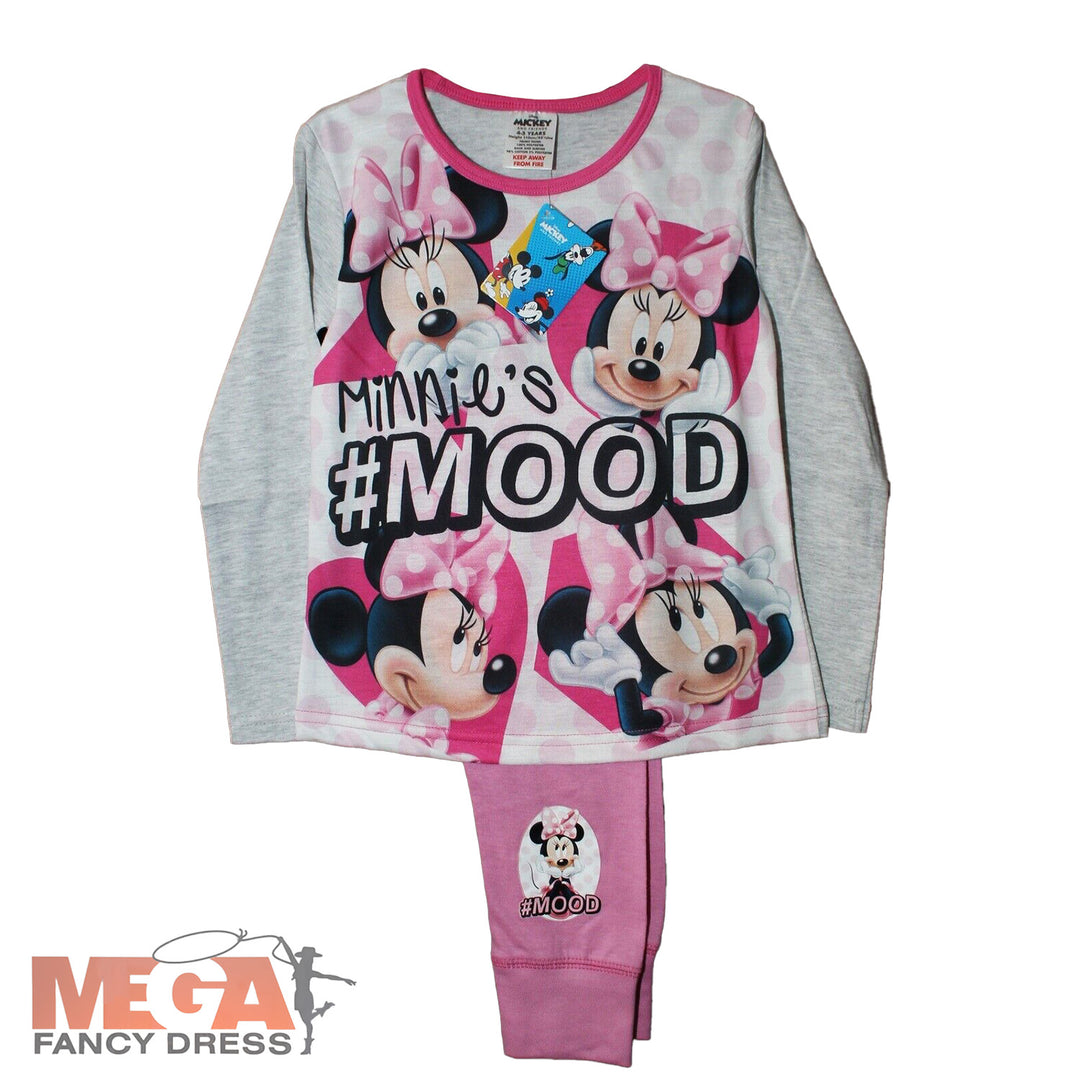 Official Girls Disney Minnie's Mood Pyjamas