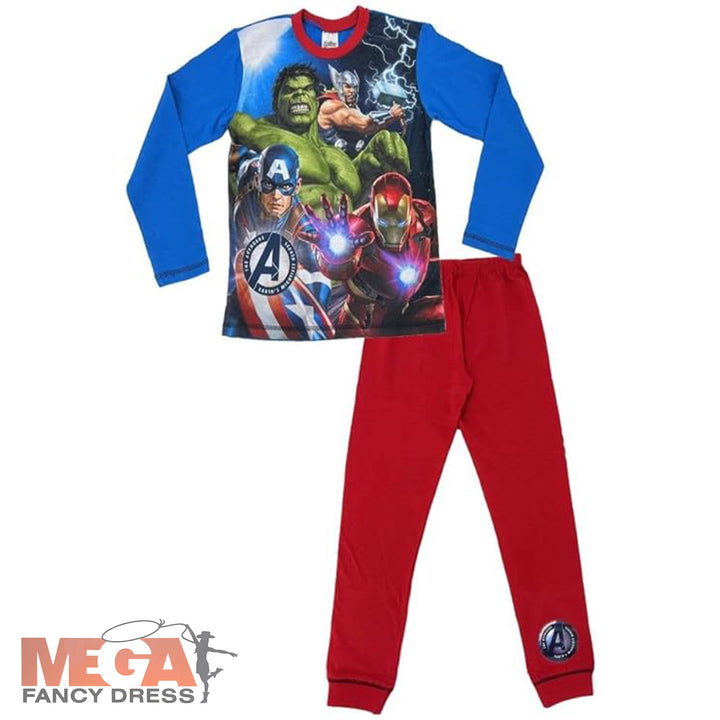 Official Boys Avengers Marvel Superhero Pyjamas