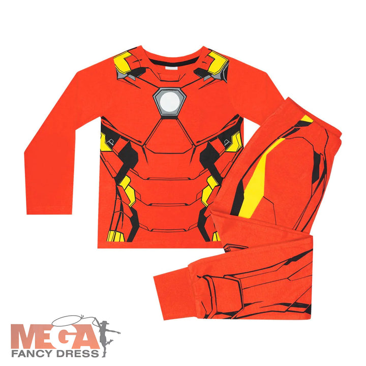 Official Boys Avengers Iron Man Pyjamas