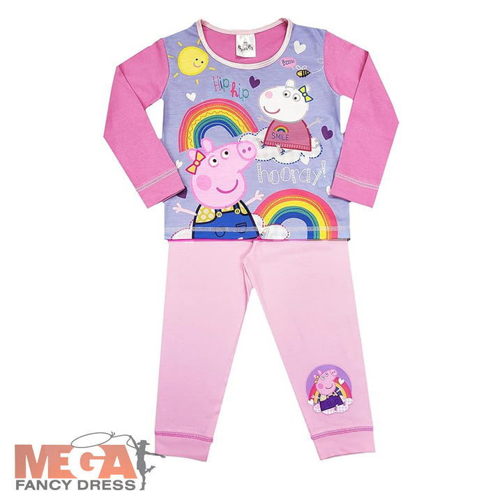 Official Girls Peppa Pig Hooray! Pyjamas