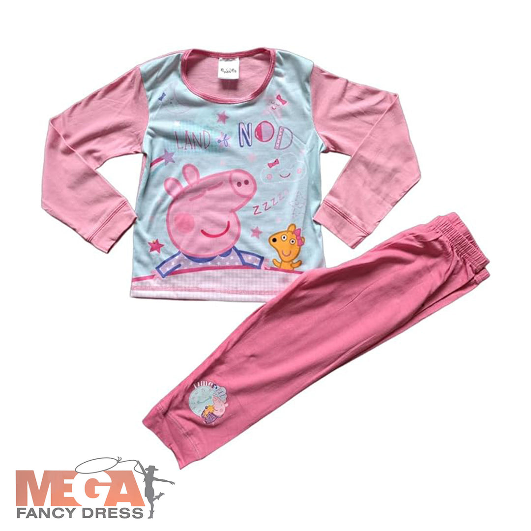 Official Girls Peppa Pig Land of Nod Character Pyjamas