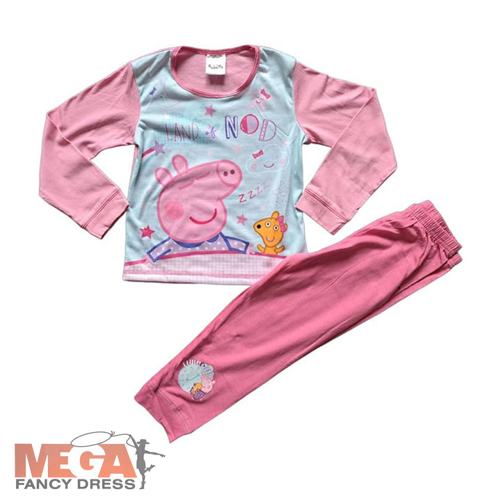Official Girls Peppa Pig Land of Nod Character Pyjamas
