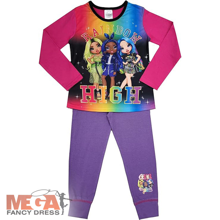 Official Girls Rainbow High Pyjamas