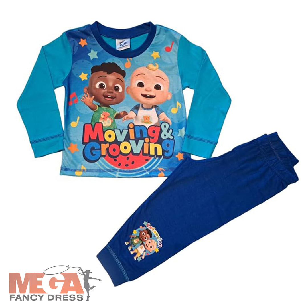 Official Boys CoComelon Moving and Grooving Pyjamas