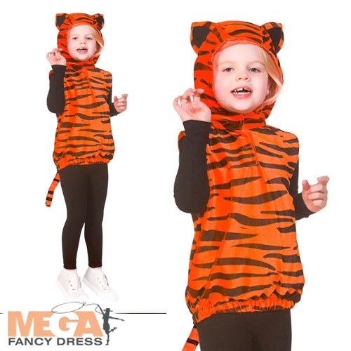 Tiger Tabard Kids Animal Wildlife Book Costume