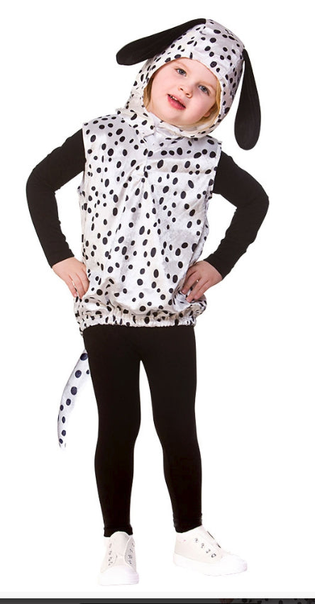 Kids Dalmation Spotted Dog Tabard