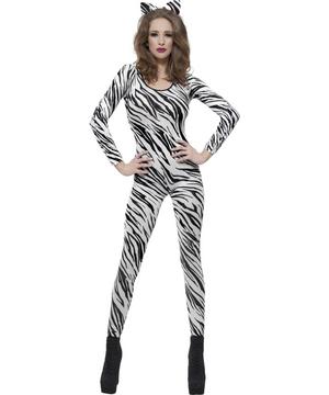 Animal-Themed Leopard Print Bodysuit Costume