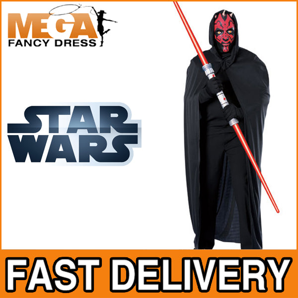 Star Wars Darth Maul Costume Sci-Fi Fancy Dress
