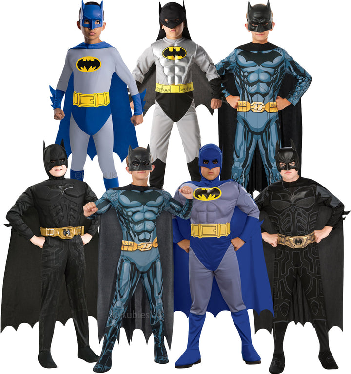 Licensed Kids Batman Fancy Dress Costumes