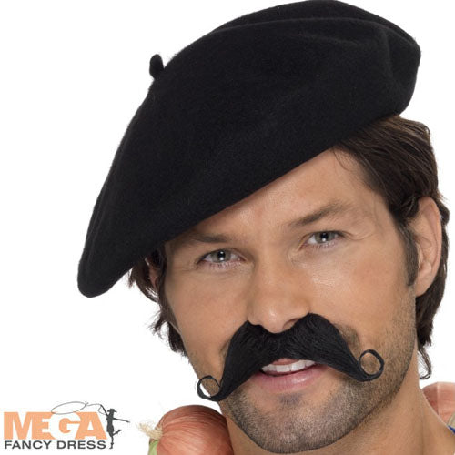 Black Beret Hat