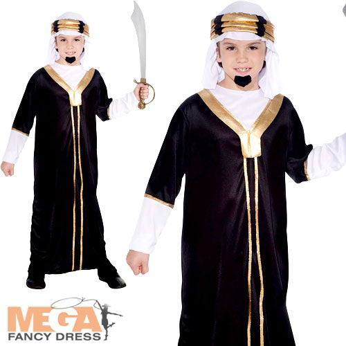 Boys Sultan Christmas Ali Baba Arab Nativity Aladdin Costume