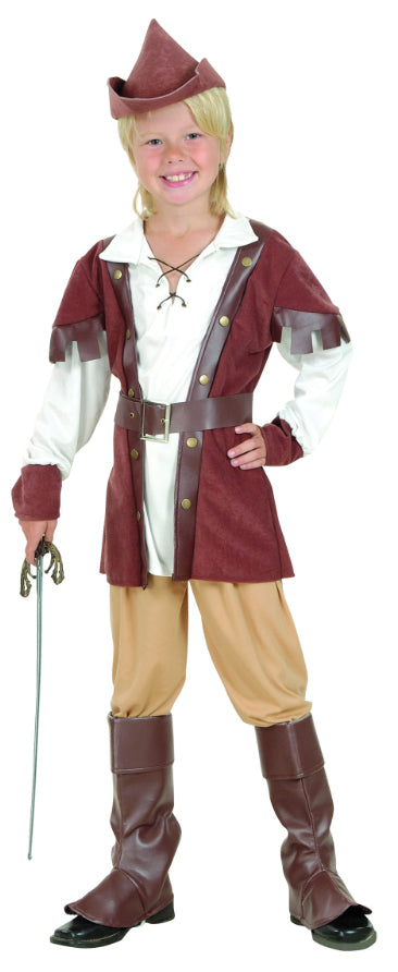 Robin Hood Boys Fancy Dress Historical Costume