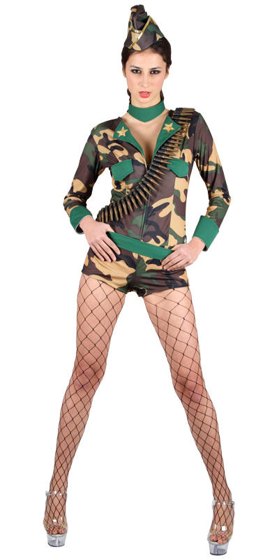 Shop Corporal Cutie Military Inspired Costume | Mega Fancy Dress Medium 14-16 Shop Corporal Cutie Military Inspired Costume | Mega Fancy Dress Medium 14-16
