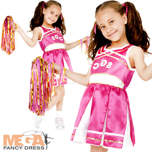 Sporty Cheerleader Women's Fancy Dress Costume