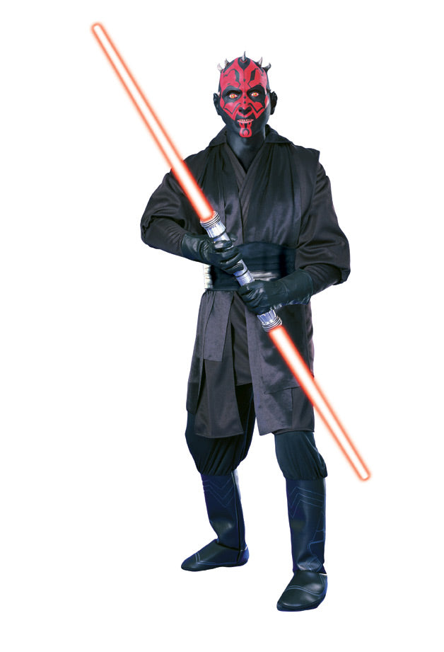 Super Deluxe Star Wars Darth Maul Costume Sci-Fi Fancy Dress