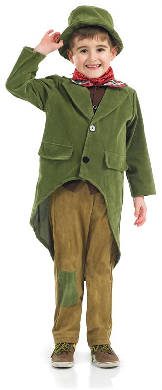 Historical Dickensian Boys Fancy Dress Costume