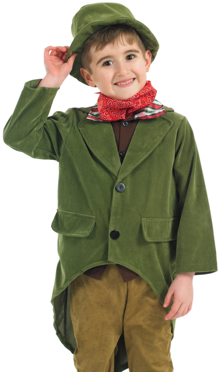 Historical Dickensian Boys Fancy Dress Costume