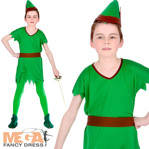 Boys Lost Boy, Robin Hood, or Elf Adventure Costume