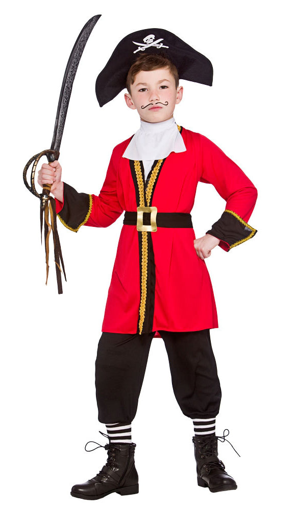 Pirate Captain Boys Adventure Costume