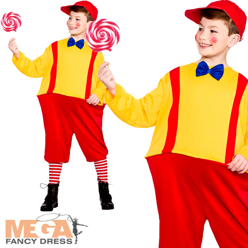 Tweedle Twin Boys Wonderland Costume