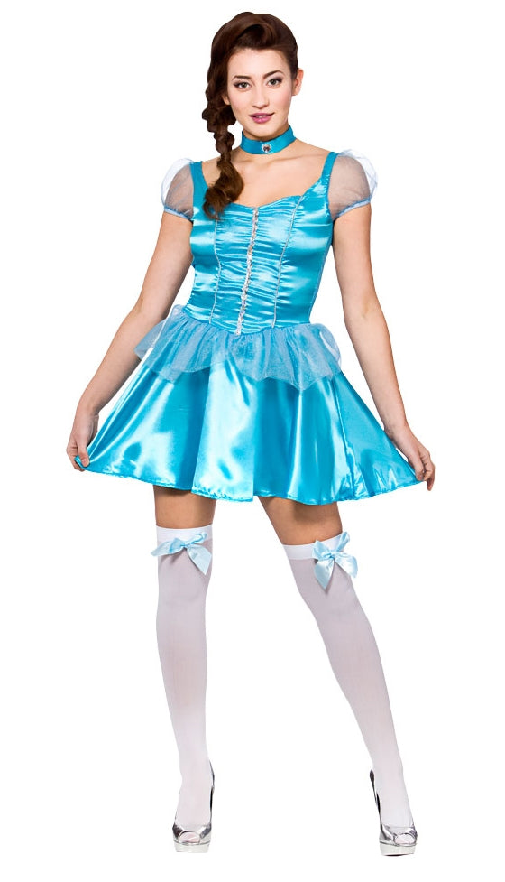 Ice Blue Princess Fairytale Ladies Costume