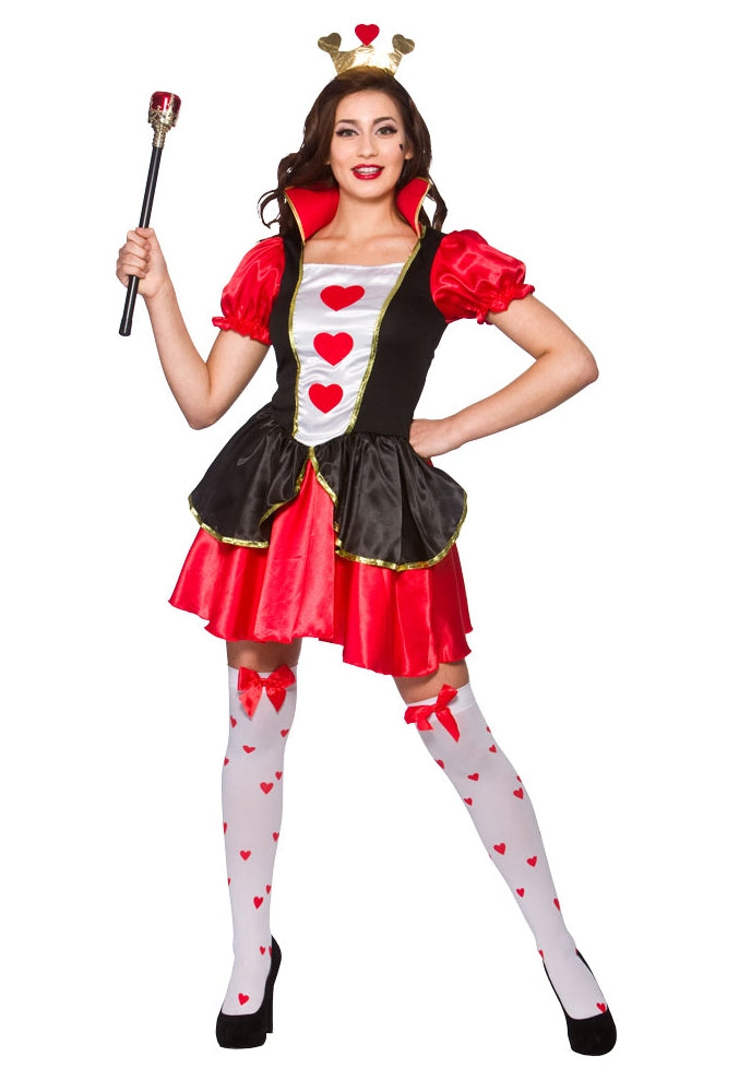Queen of Hearts Wonderland Ladies Costume