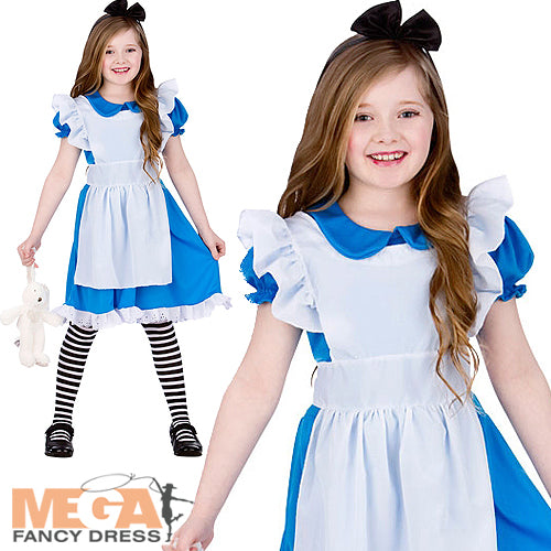 Girls Classic Storybook Alice Fairytale Costume