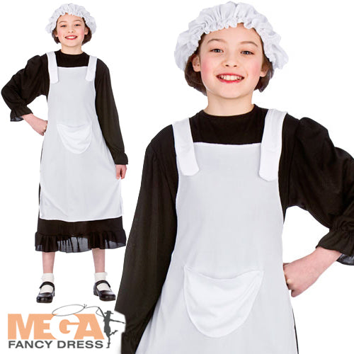 Kids Victorian Girl Historical Costume
