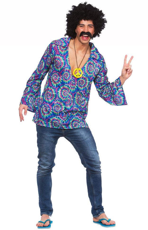 Funky Hippie 60s Men's Shirt Costume