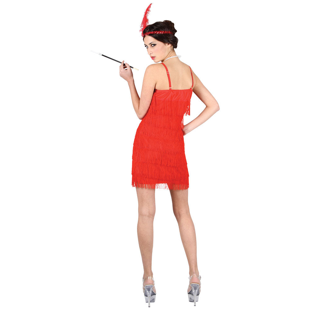 Red Showtime Flapper Roaring 20s Costume