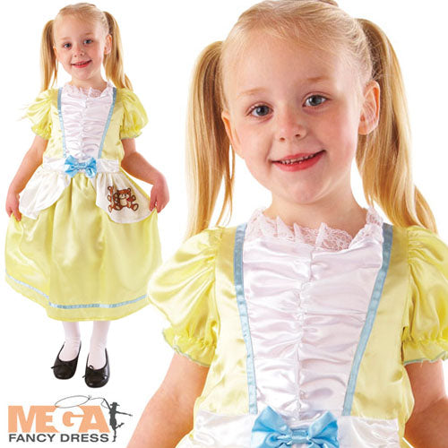 Girls Goldilocks Fairy Tale Storybook World Book Day Fancy Dress Costume
