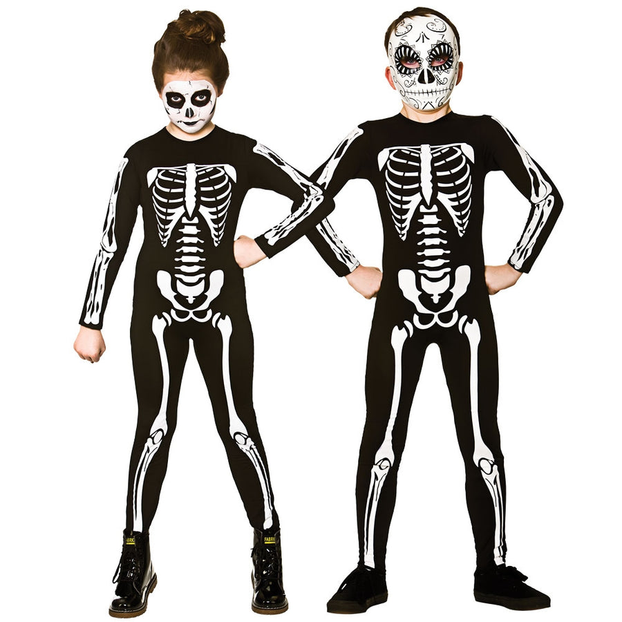 Skeleton Jumpsuit Kids' Halloween Costume