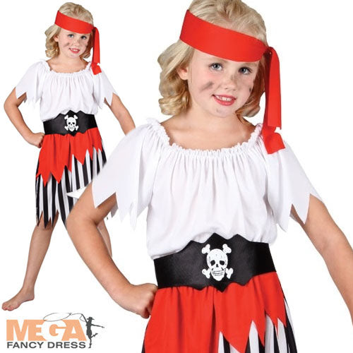 Girls High Seas Pirate Adventure Costume