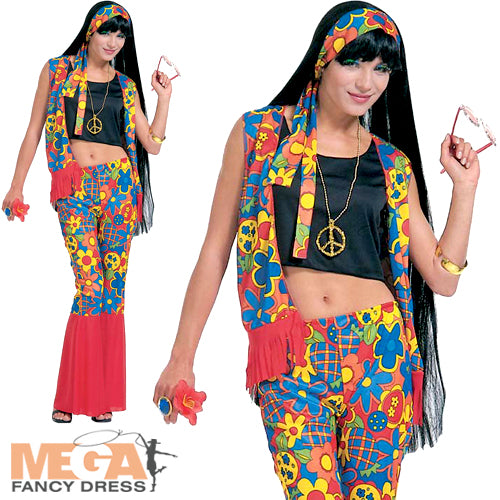 60s Hot Hippie Costume