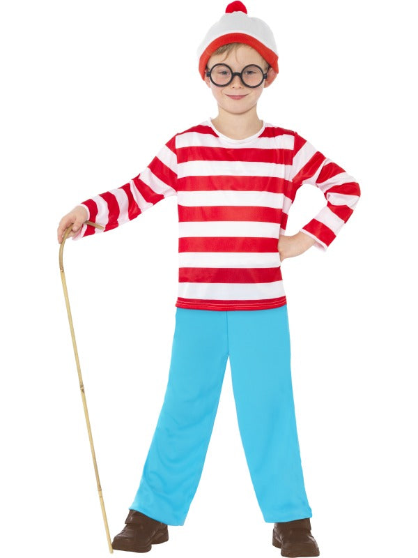 Wheres Wally-Themed Boys Costume