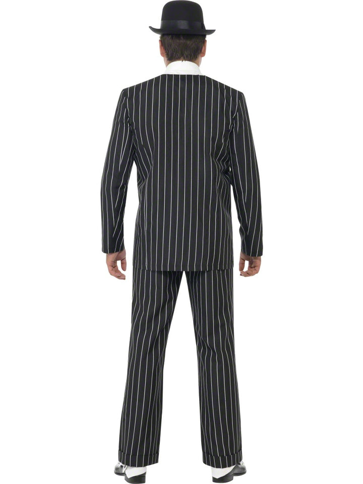 Mens Vintage 1920s Gangster Boss Mafia Suit Costume