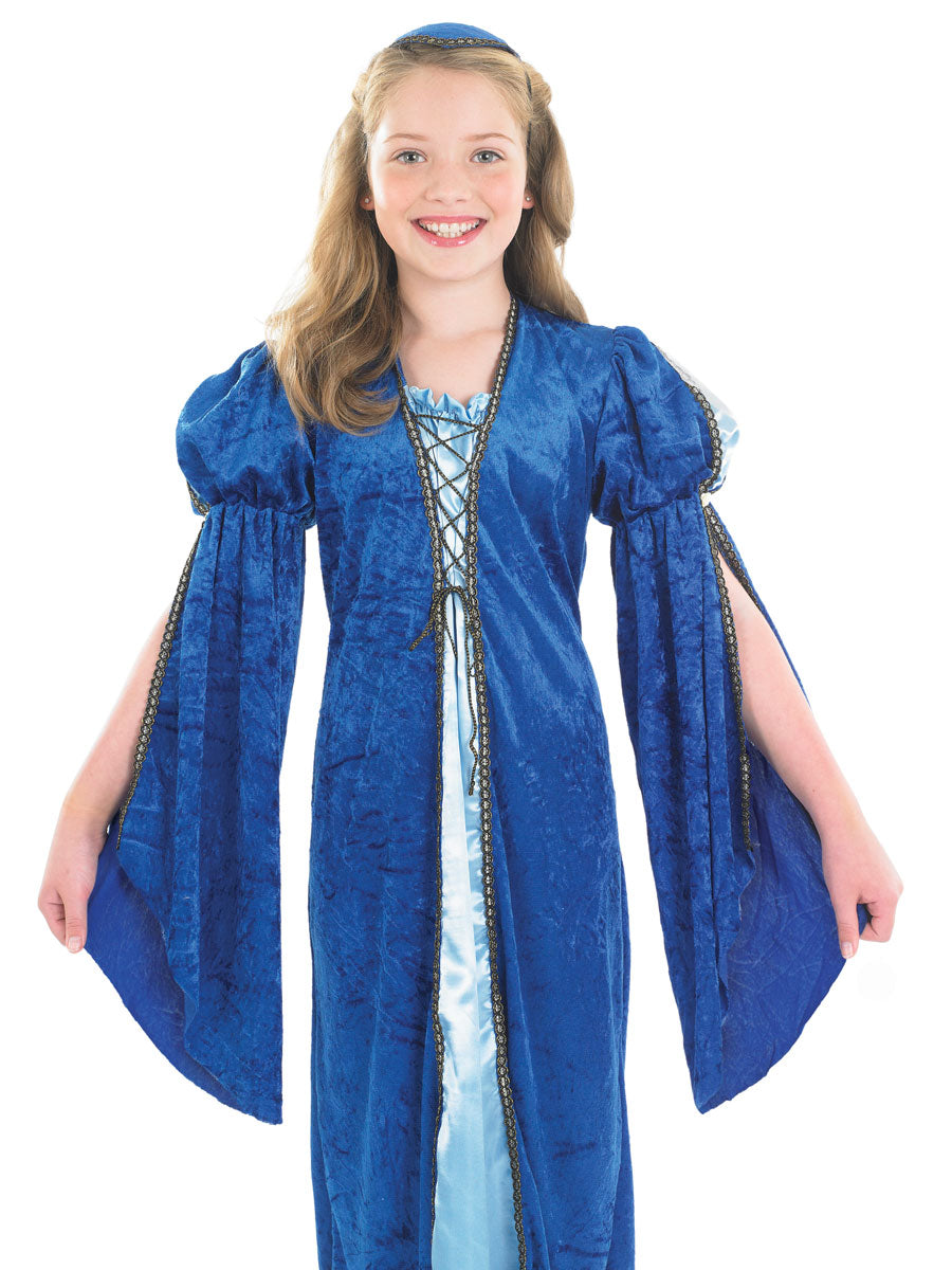 Girls Tudor Medieval Merchants Daughter School Book Week Fancy Dress Costume