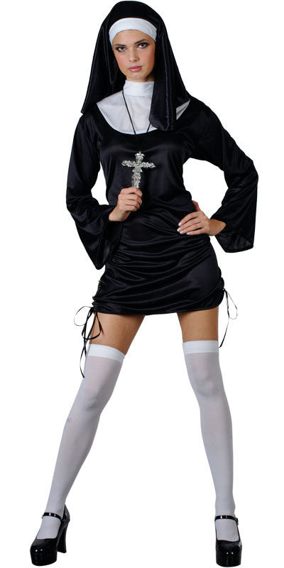Ladies Sexy Naughty Nun Fancy Dress Costume Ladies Sexy Naughty Nun Fancy Dress Costume