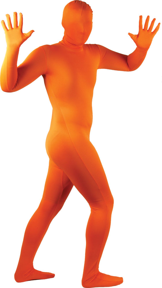 Adult Orange Skinz Bodysuit
