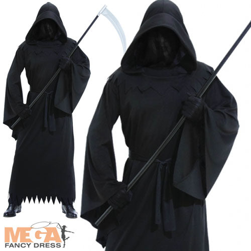 Mens Phantom of Darkness Grim Reaper Halloween Costume
