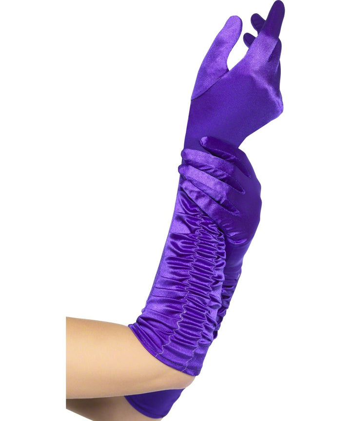 Ladies Purple Temptress Gloves Elegant Accessory
