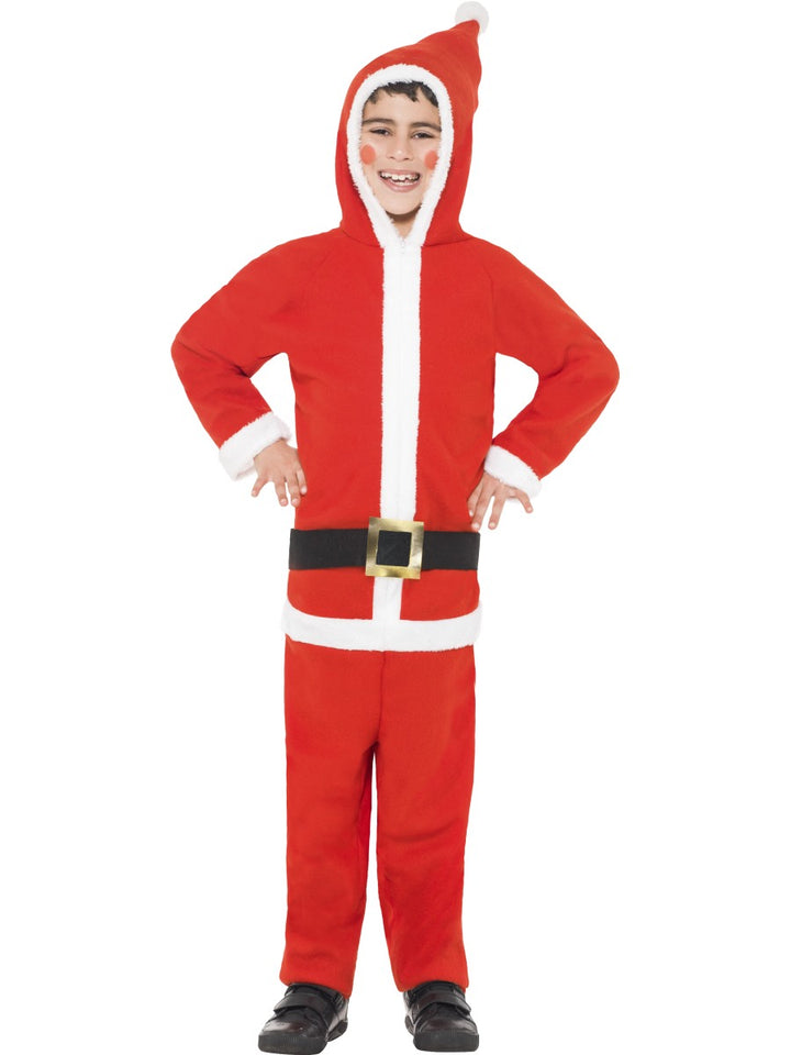 Boys Santa Festive Father Christmas St Nicholas Xmas Costume