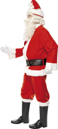 Men's Deluxe Santa Claus Christmas Fancy Dress Costume