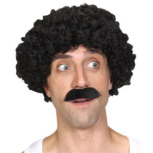 Scouser Guy Wig and Tash Set