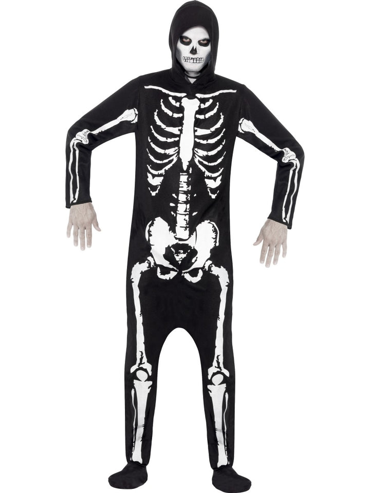 Unisex Skeleton Halloween Fancy Dress Costume