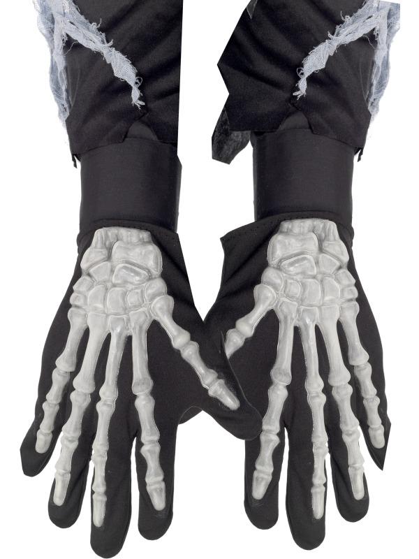 Spooky Skeleton Gloves Halloween Costume Accessory