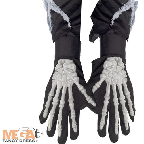 Spooky Skeleton Gloves Halloween Costume Accessory